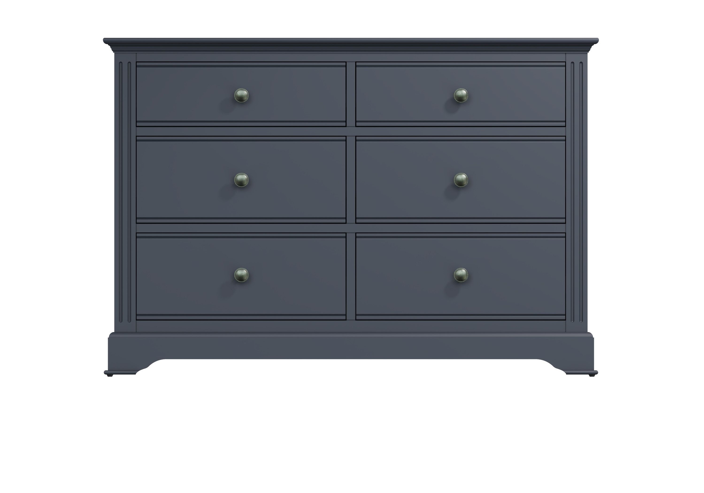 BP Midnight Grey chest of 6 drawers